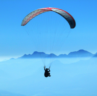 Paragliding Over Scenic Landscapes